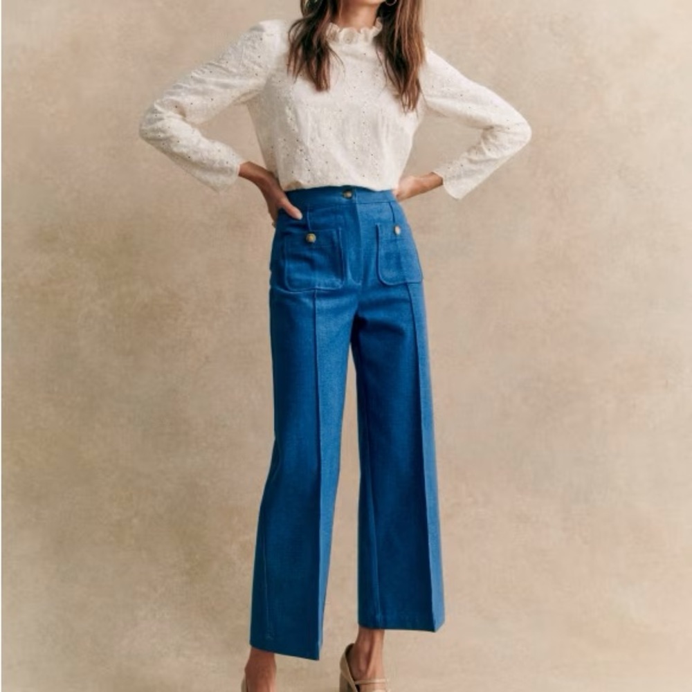 Sezane Emilio denim trousers